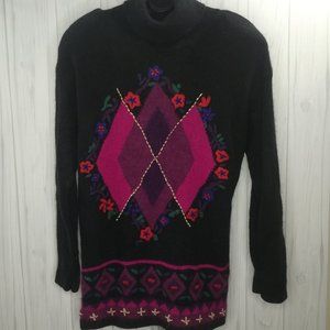 Vintage Womens Segue Angora Turtleneck Sweater Med